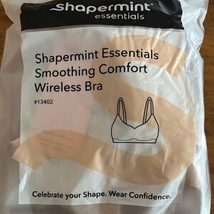 Shapermint Essentials Smoothing Comfort Wireless Bra in Beige